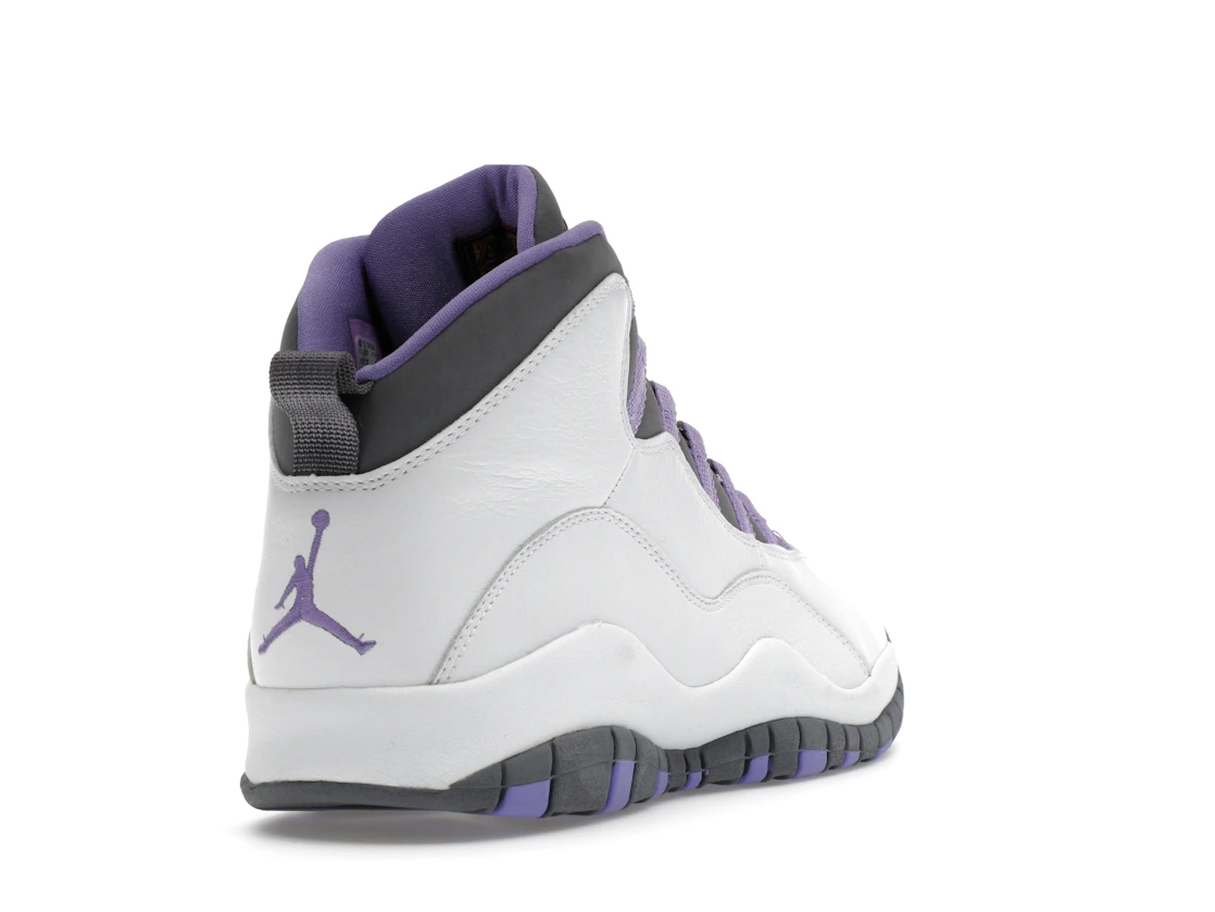 Vue 31 de Jordan 10 Retro White Medium Violet 