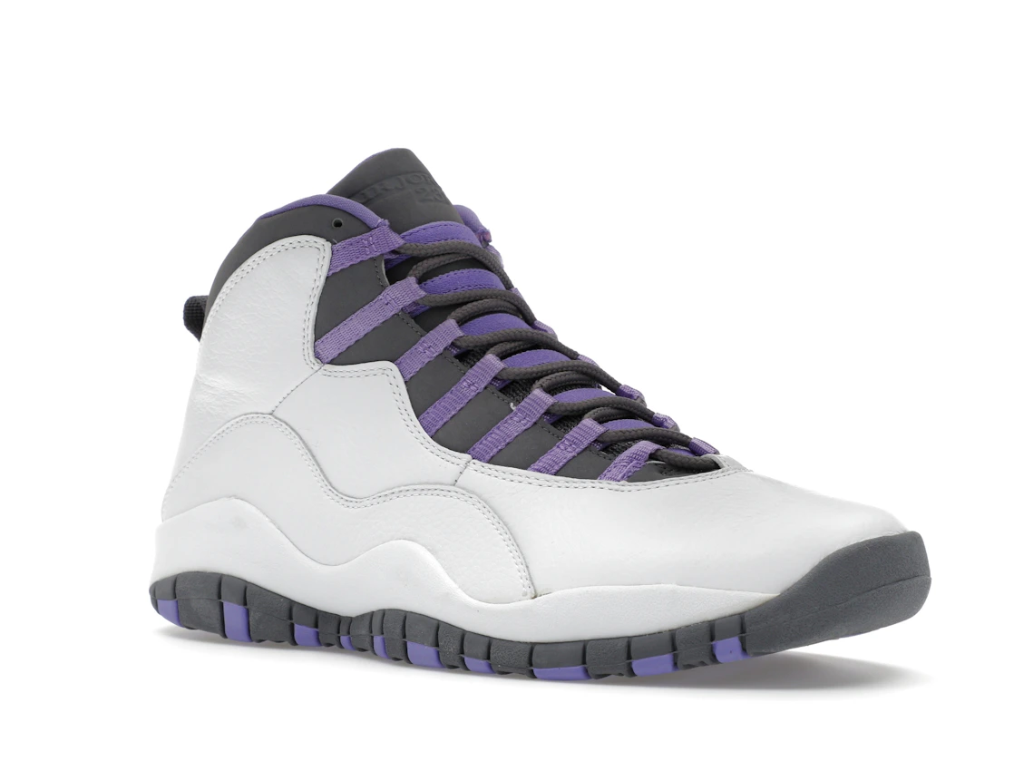 Vue 5 de Jordan 10 Retro White Medium Violet 