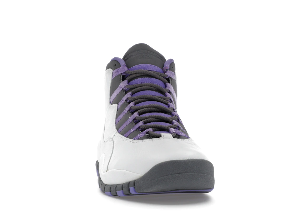 Vue 9 de Jordan 10 Retro White Medium Violet 