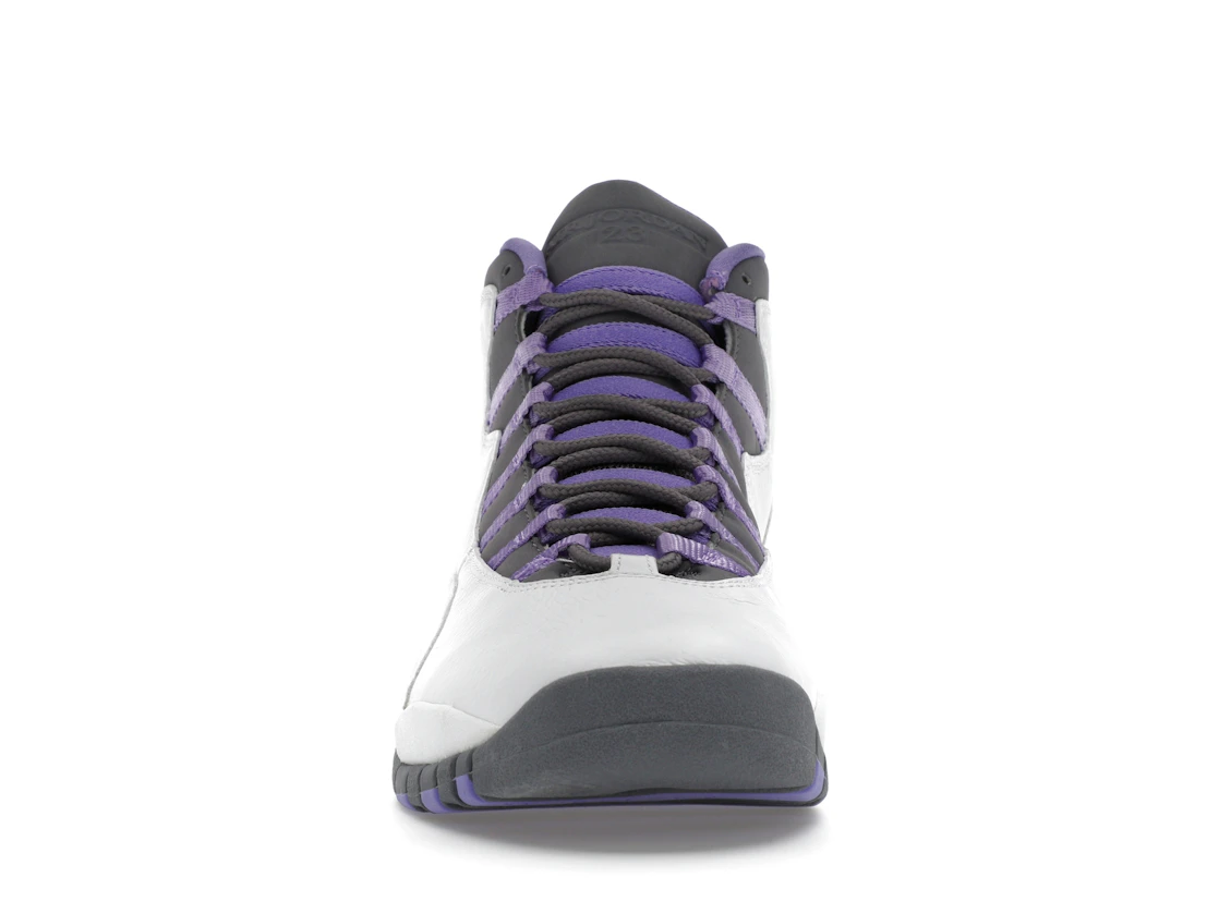 Vue 10 de Jordan 10 Retro White Medium Violet 