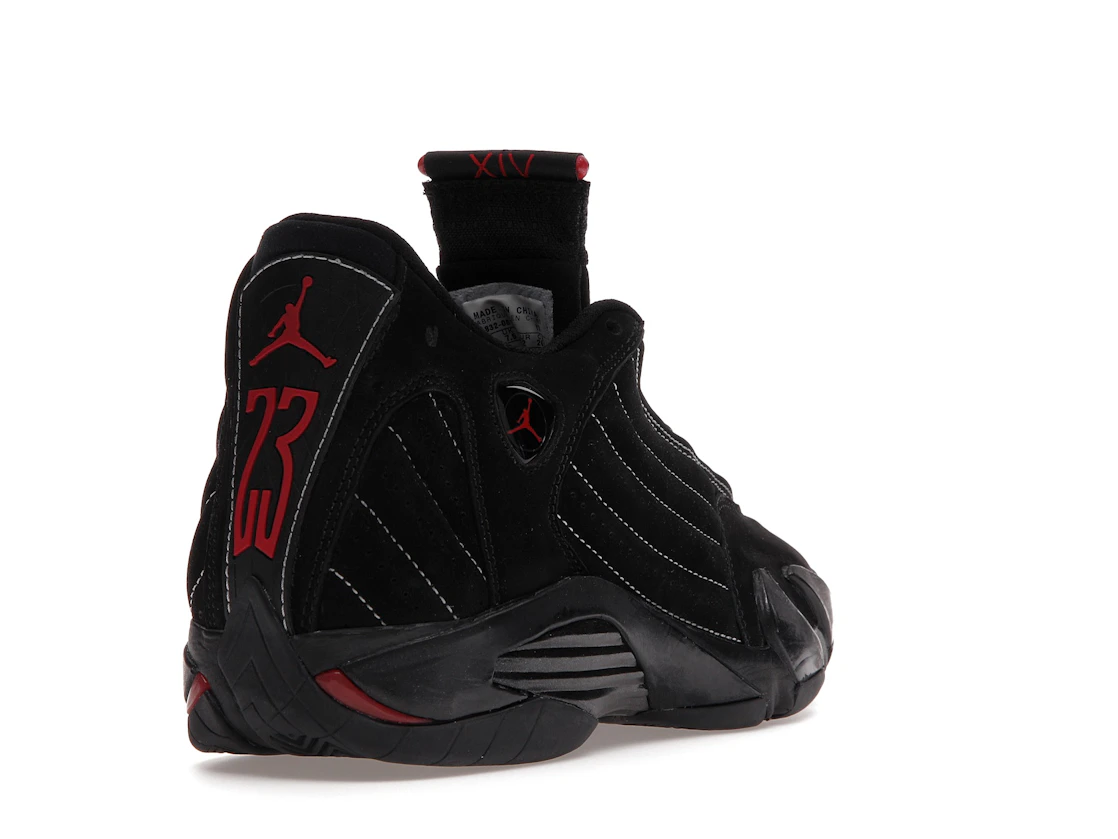 Vue 31 de Jordan 14 Retro Black CDP (2008)