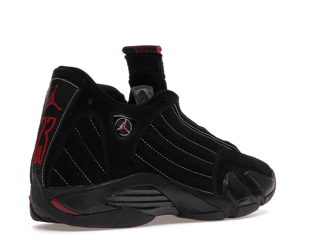 Vue 33 de Jordan 14 Retro Black CDP (2008)