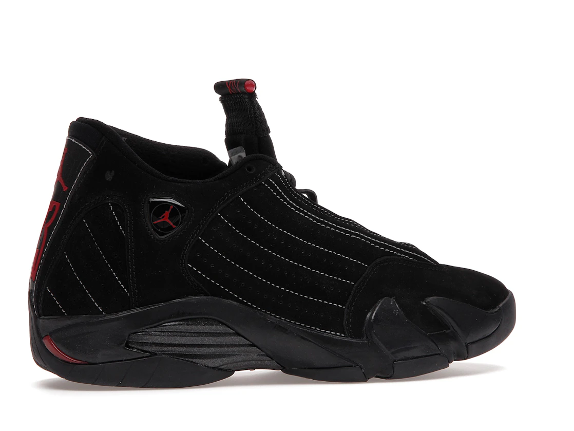 Vue 35 de Jordan 14 Retro Black CDP (2008)