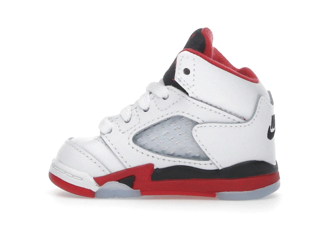 Vue 20 de Jordan 5 Retro Fire Red Black Tongue (2025) (TD)