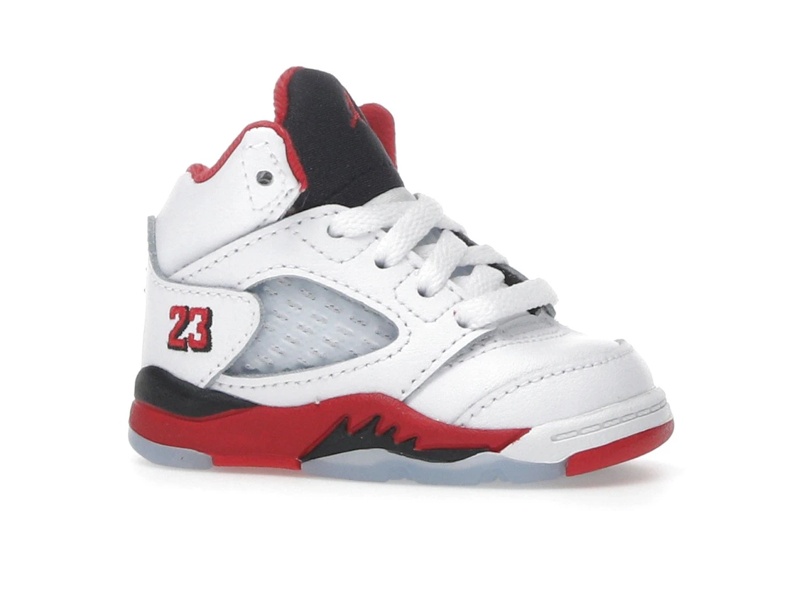 Vue 3 de Jordan 5 Retro Fire Red Black Tongue (2025) (TD)