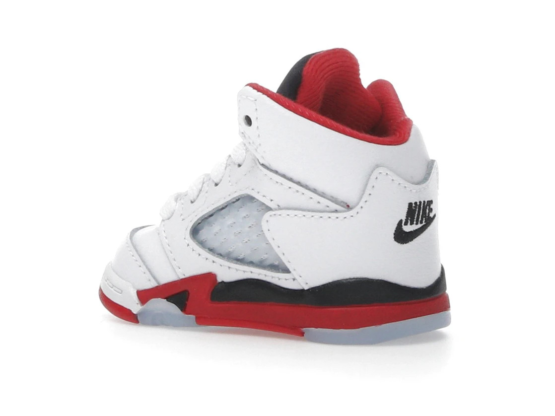 Vue 23 de Jordan 5 Retro Fire Red Black Tongue (2025) (TD)