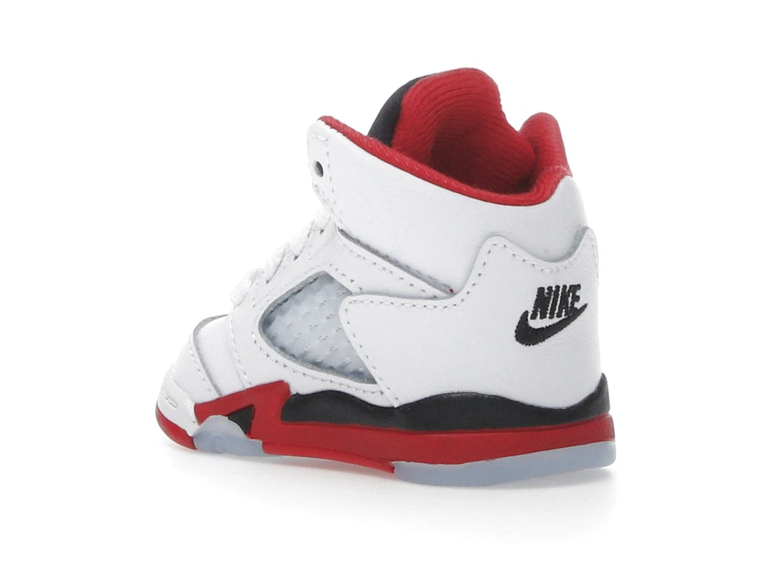Vue 24 de Jordan 5 Retro Fire Red Black Tongue (2025) (TD)