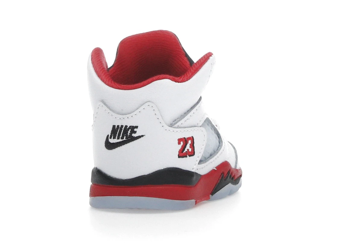 Vue 30 de Jordan 5 Retro Fire Red Black Tongue (2025) (TD)