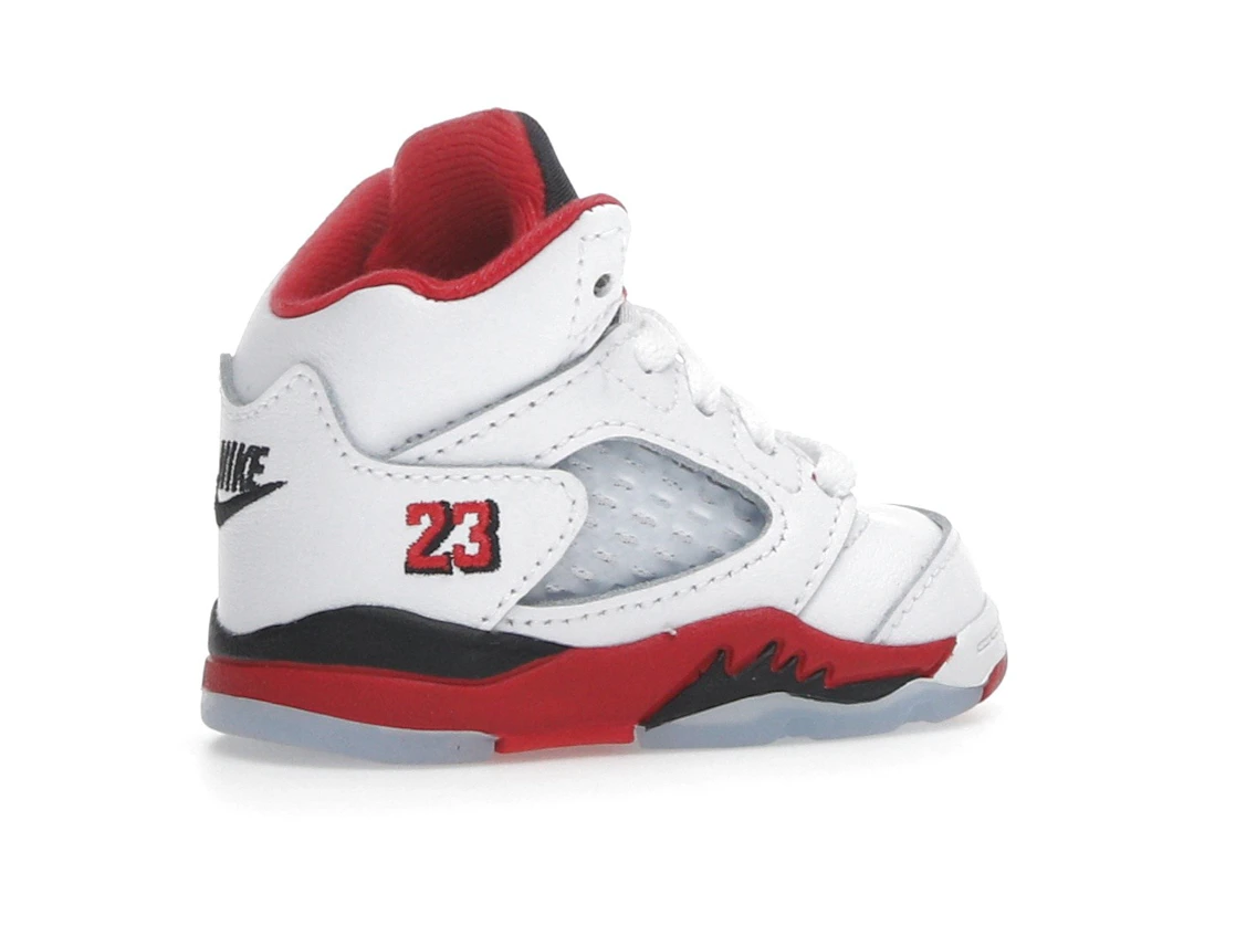 Vue 34 de Jordan 5 Retro Fire Red Black Tongue (2025) (TD)