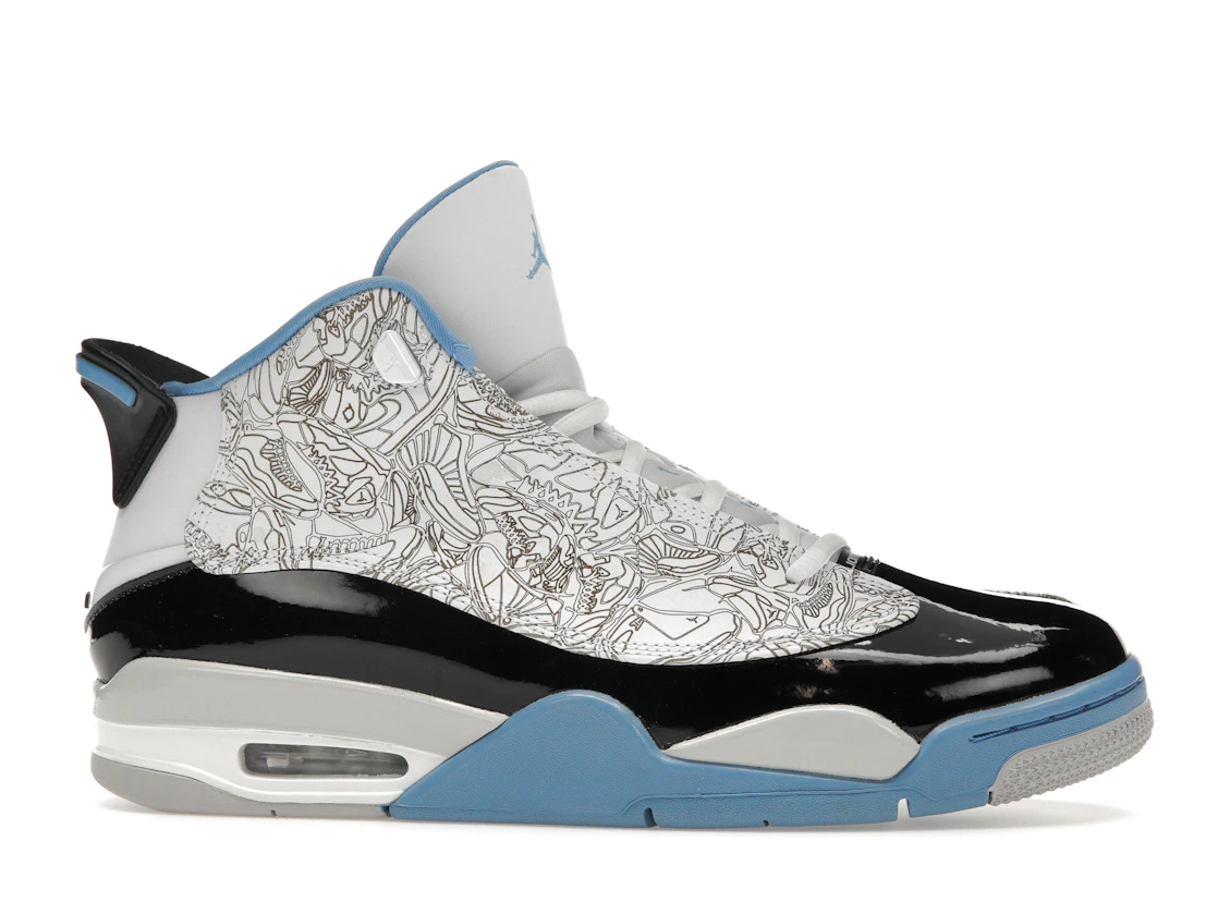 Vue 2 de Jordan Dub Zero Legend Blue