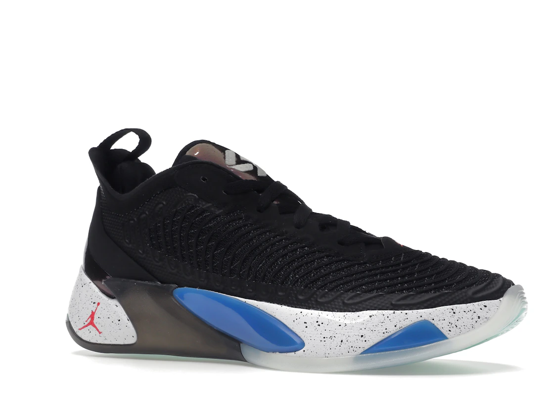 Vue 4 de Jordan Luka 1 Black Signal Blue