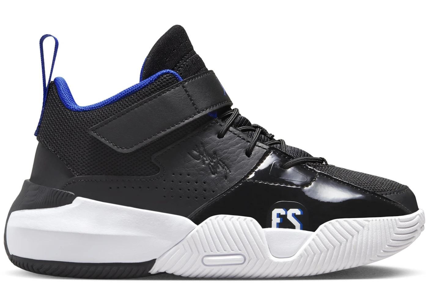 Jordan Stay Loyal 2 Black Safety Orange White Hyper Royal (PS)