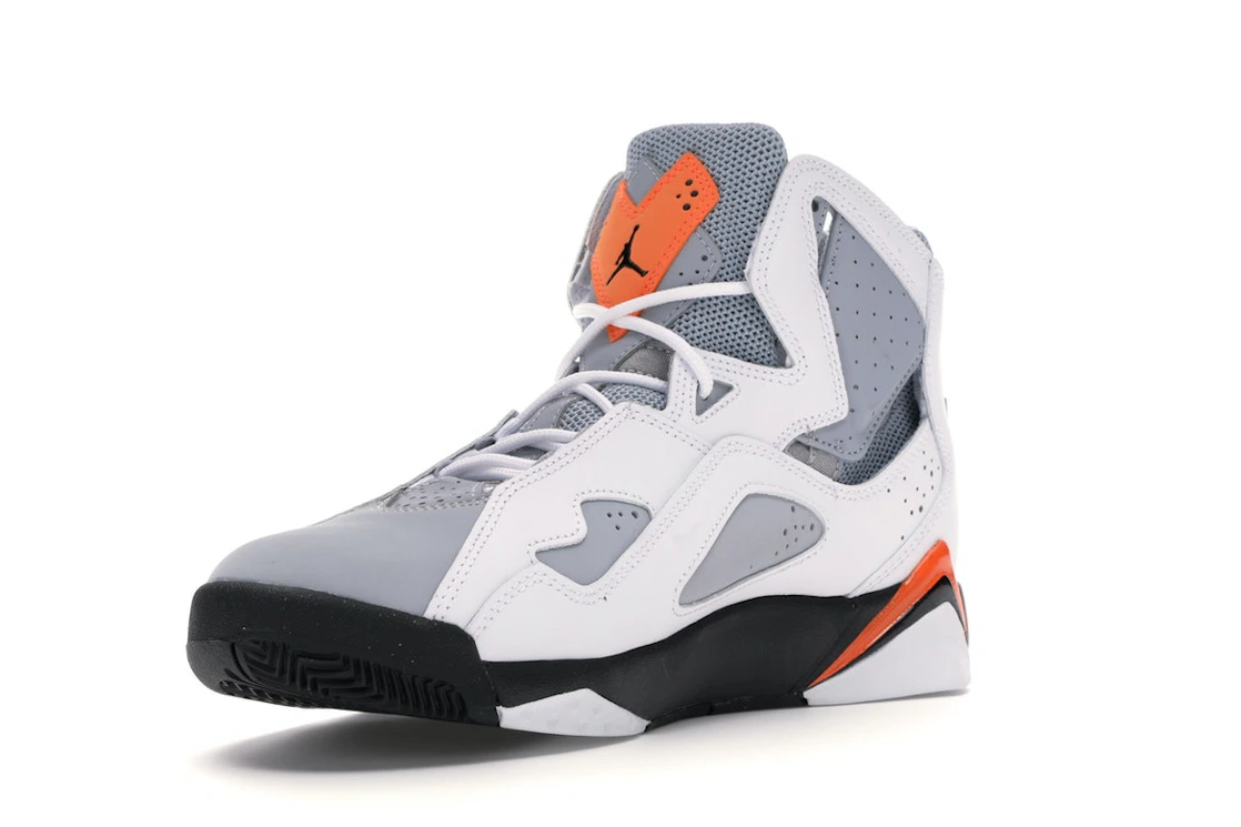 Vue 14 de Jordan True Flight White Orange Grey
