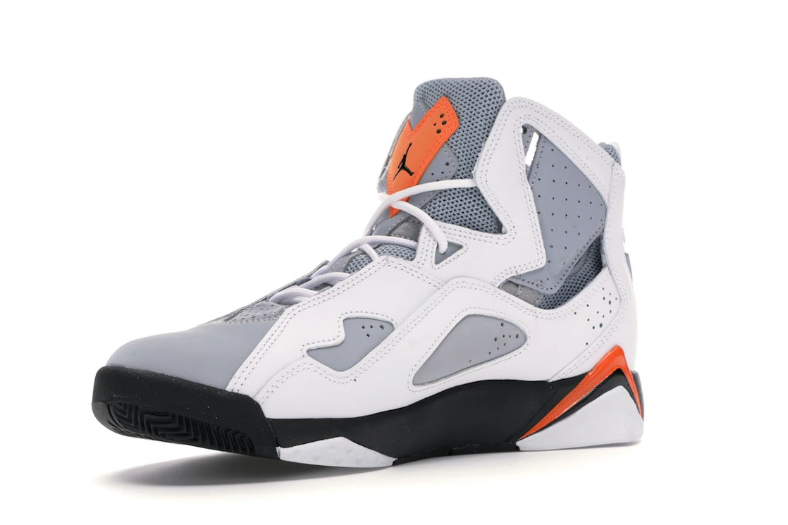 Vue 15 de Jordan True Flight White Orange Grey