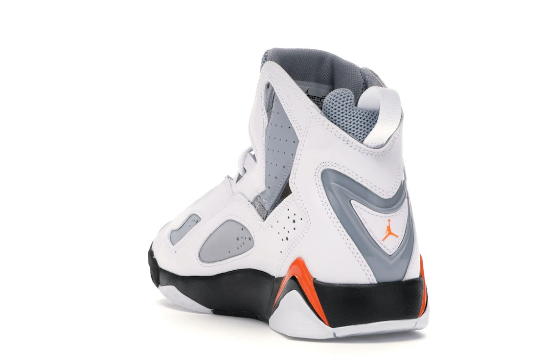 Vue 25 de Jordan True Flight White Orange Grey