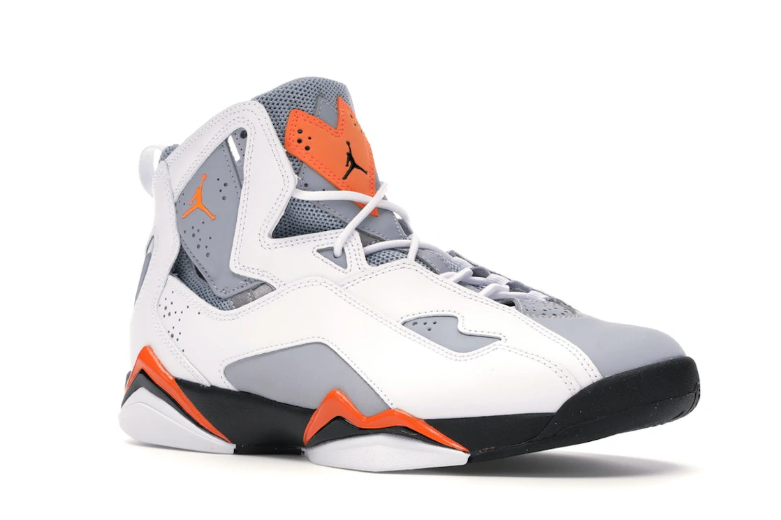 Vue 4 de Jordan True Flight White Orange Grey