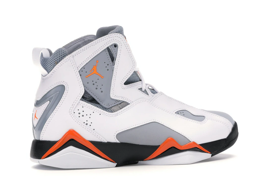 Vue 34 de Jordan True Flight White Orange Grey