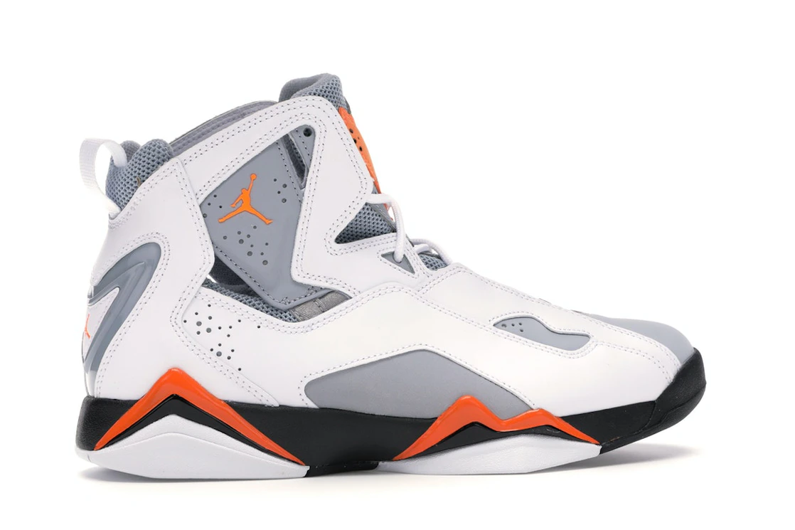 Vue 35 de Jordan True Flight White Orange Grey