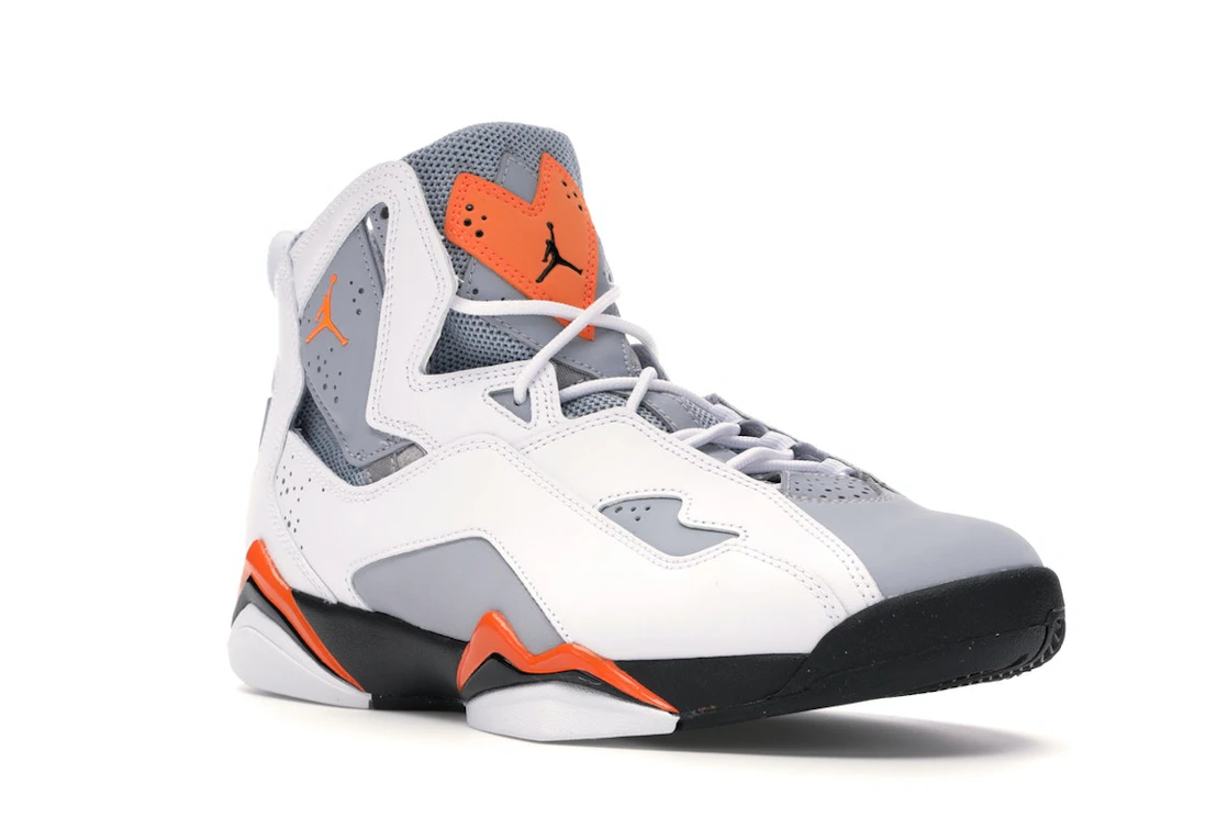 Vue 5 de Jordan True Flight White Orange Grey