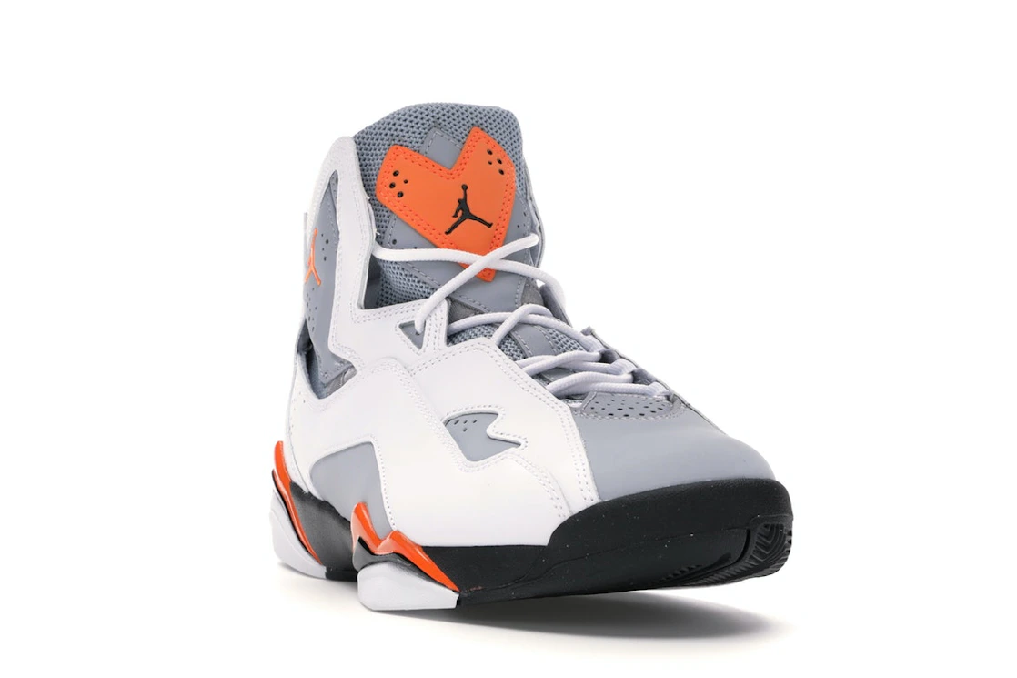 Vue 7 de Jordan True Flight White Orange Grey