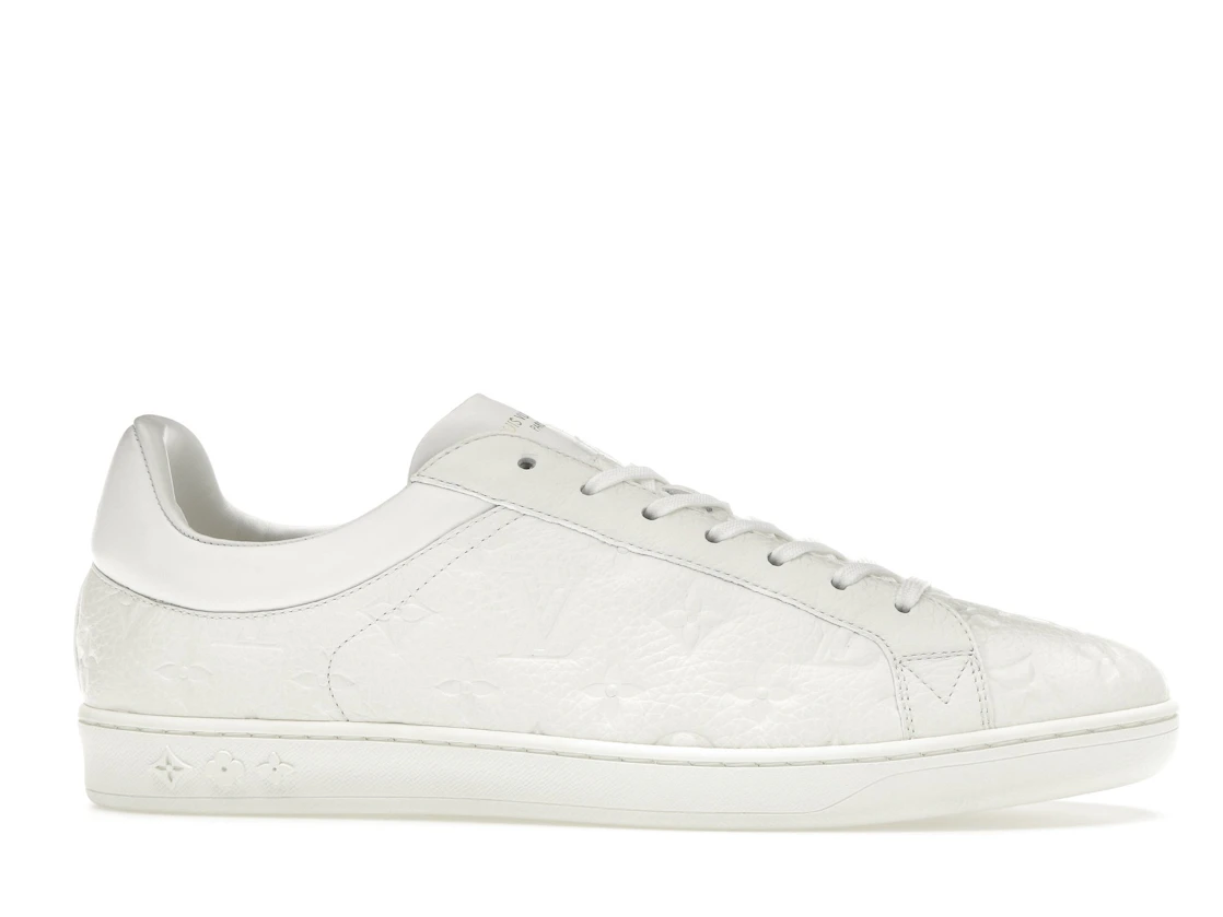 Vue 2 de Louis Vuitton Luxembourg Sneaker White Monogram
