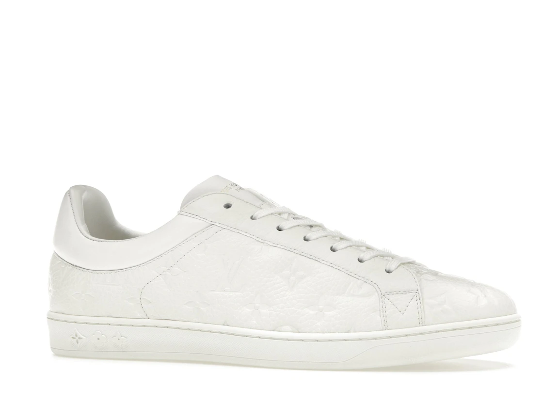 Vue 3 de Louis Vuitton Luxembourg Sneaker White Monogram