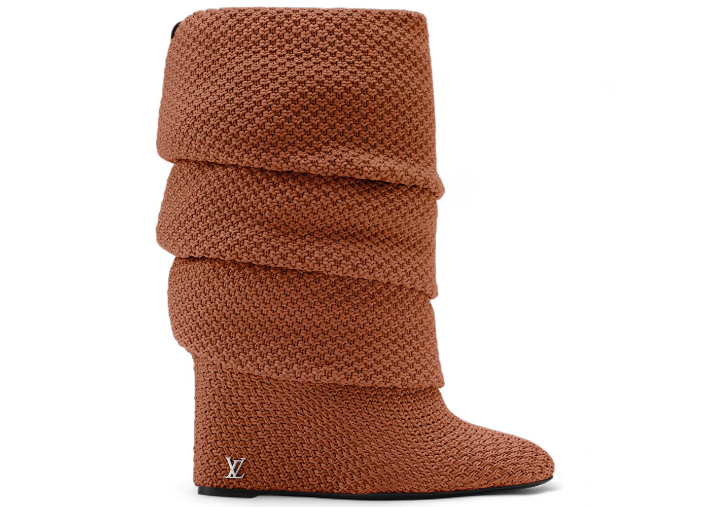 Louis Vuitton Summer Mid Wedge Boot Grey 