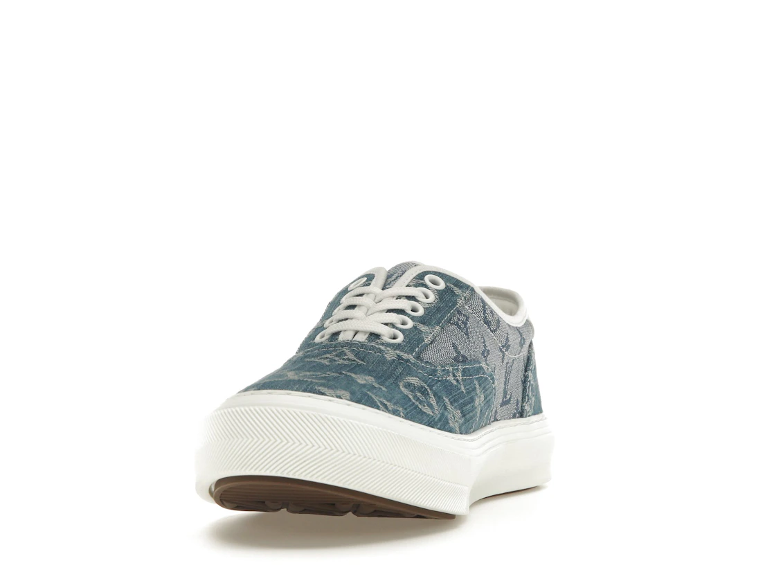 Vue 12 de Louis Vuitton Trocadero Monogrm Sneaker Denim Blue
