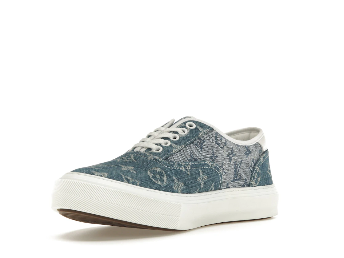 Vue 14 de Louis Vuitton Trocadero Monogrm Sneaker Denim Blue