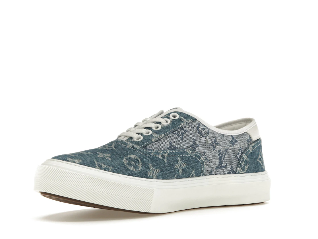 Vue 15 de Louis Vuitton Trocadero Monogrm Sneaker Denim Blue