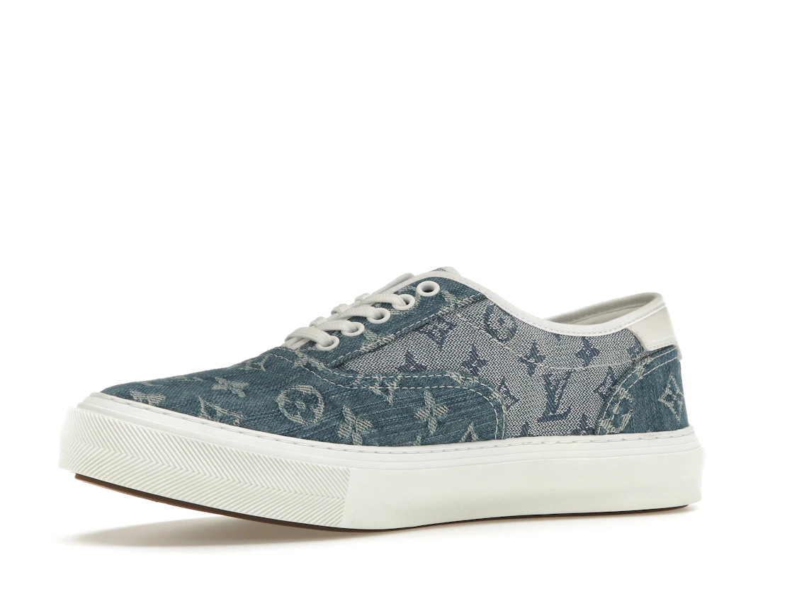 Vue 16 de Louis Vuitton Trocadero Monogrm Sneaker Denim Blue