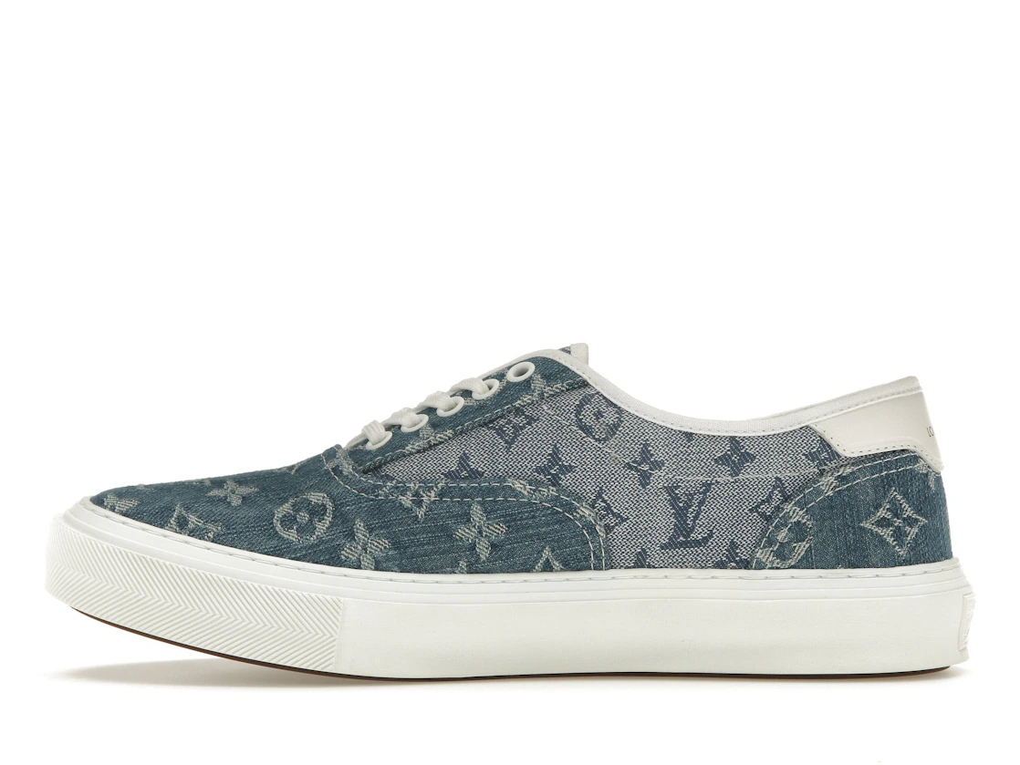Vue 19 de Louis Vuitton Trocadero Monogrm Sneaker Denim Blue