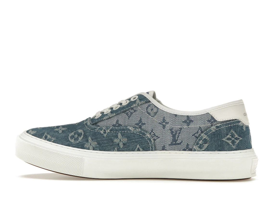 Vue 20 de Louis Vuitton Trocadero Monogrm Sneaker Denim Blue