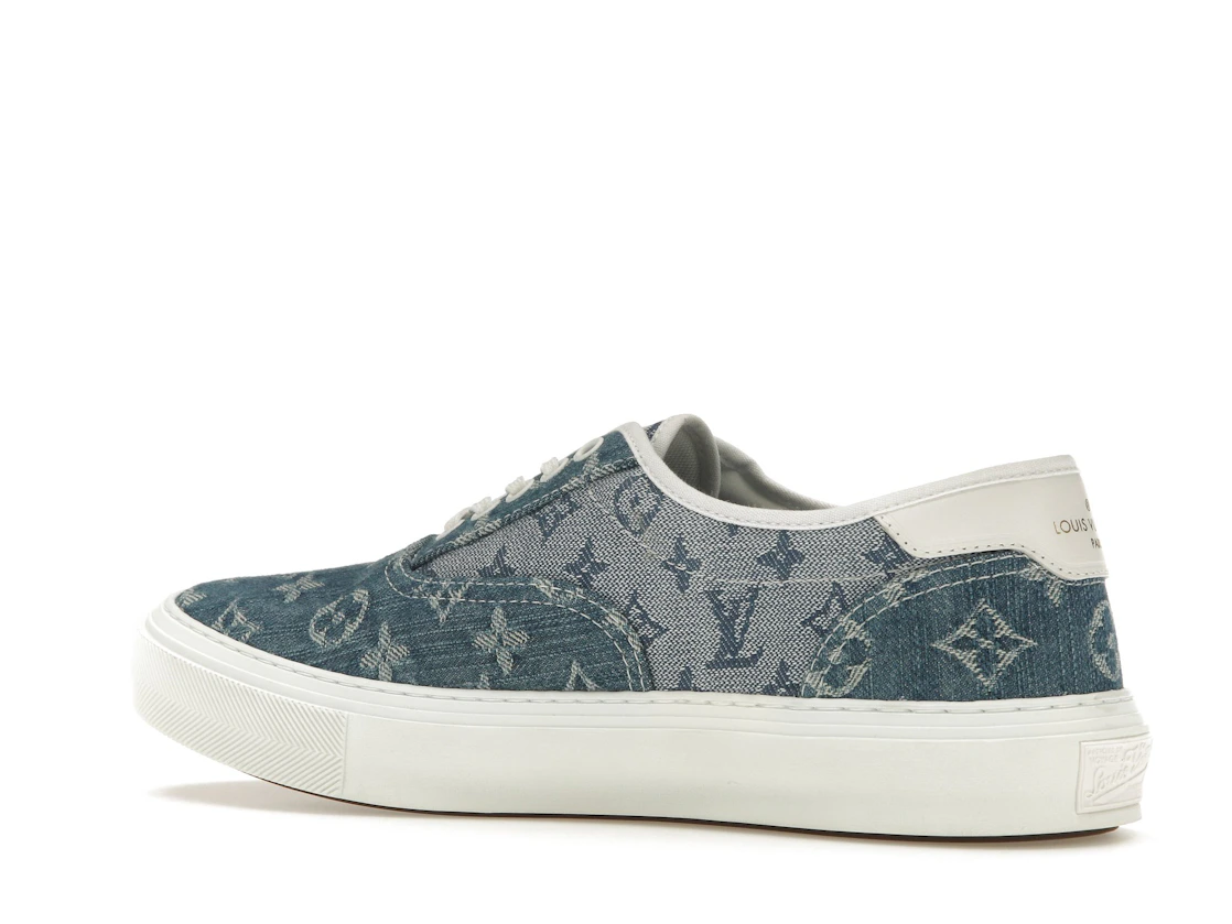 Vue 22 de Louis Vuitton Trocadero Monogrm Sneaker Denim Blue