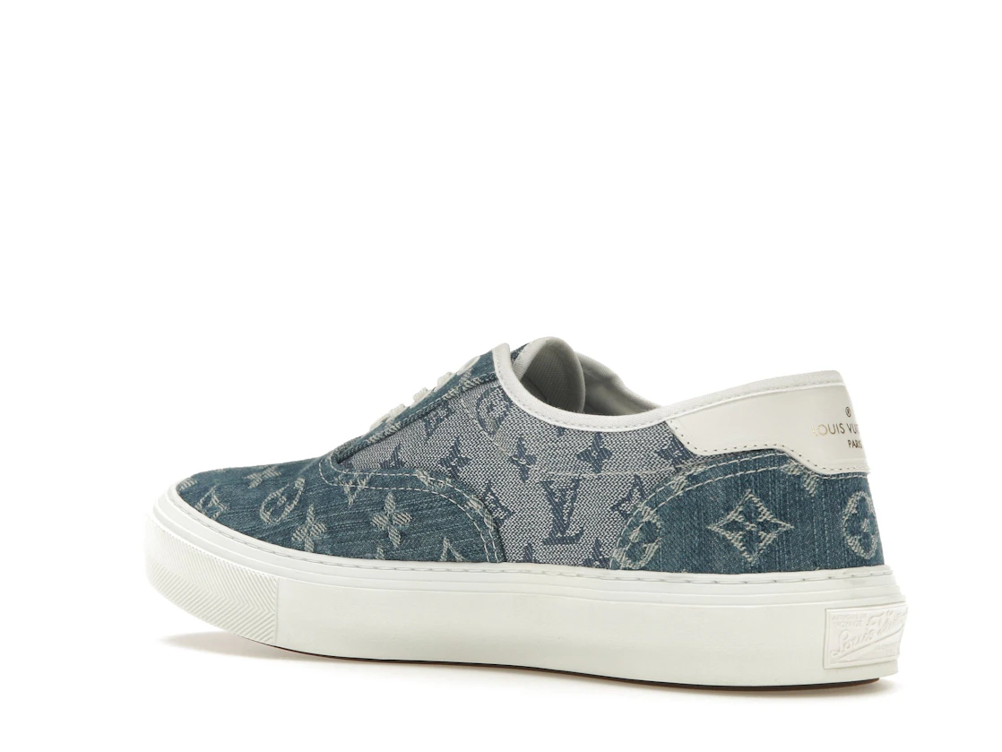 Vue 23 de Louis Vuitton Trocadero Monogrm Sneaker Denim Blue