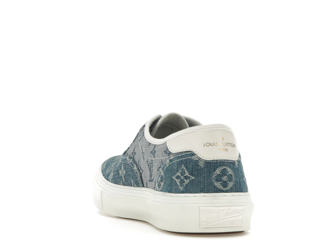 Vue 26 de Louis Vuitton Trocadero Monogrm Sneaker Denim Blue
