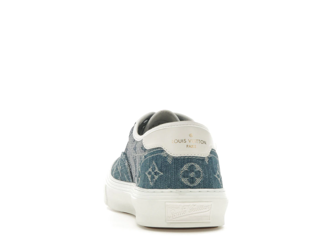 Vue 27 de Louis Vuitton Trocadero Monogrm Sneaker Denim Blue
