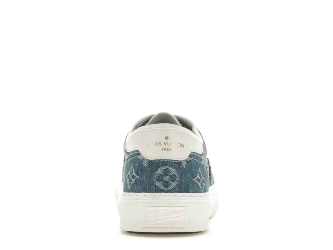 Vue 28 de Louis Vuitton Trocadero Monogrm Sneaker Denim Blue