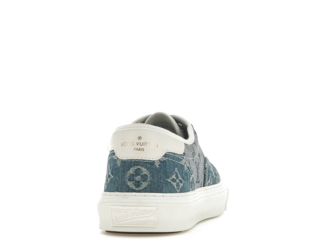 Vue 29 de Louis Vuitton Trocadero Monogrm Sneaker Denim Blue