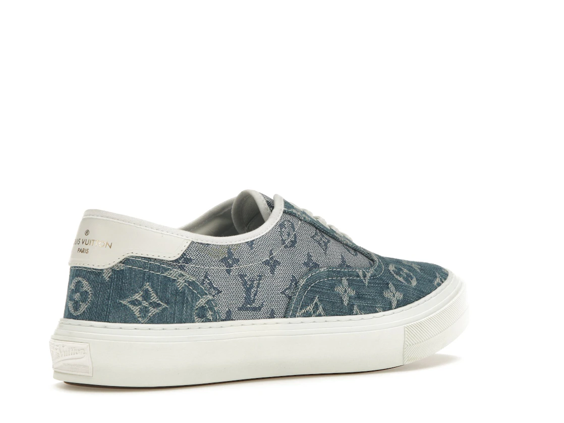 Vue 33 de Louis Vuitton Trocadero Monogrm Sneaker Denim Blue