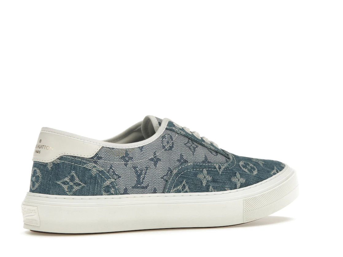 Vue 34 de Louis Vuitton Trocadero Monogrm Sneaker Denim Blue