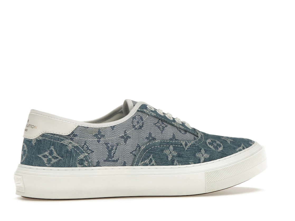 Vue 35 de Louis Vuitton Trocadero Monogrm Sneaker Denim Blue