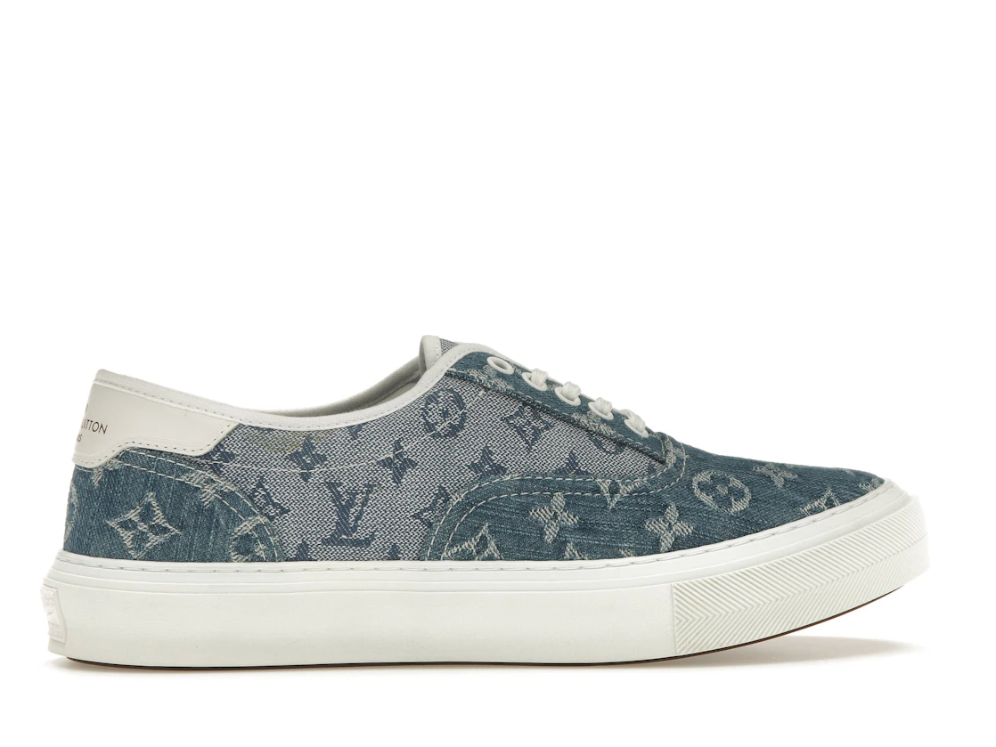 Vue 36 de Louis Vuitton Trocadero Monogrm Sneaker Denim Blue