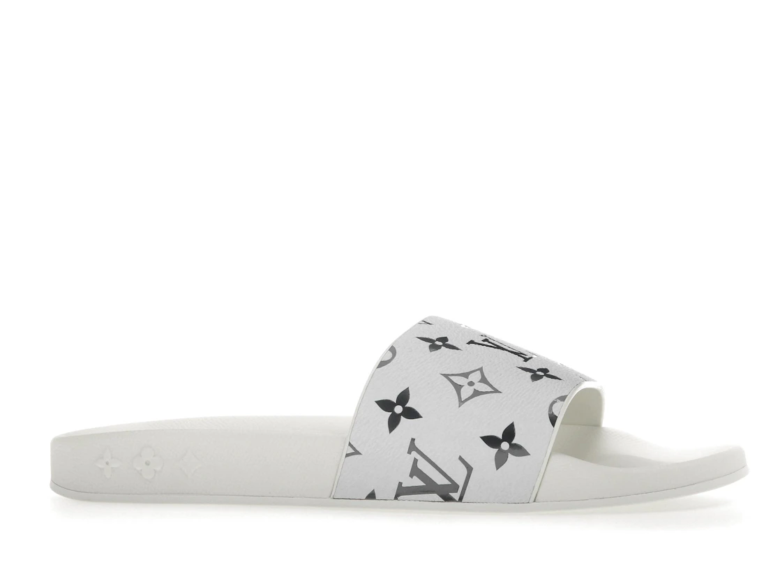 Vue 2 de Louis Vuitton Waterfront Mule Monogram White