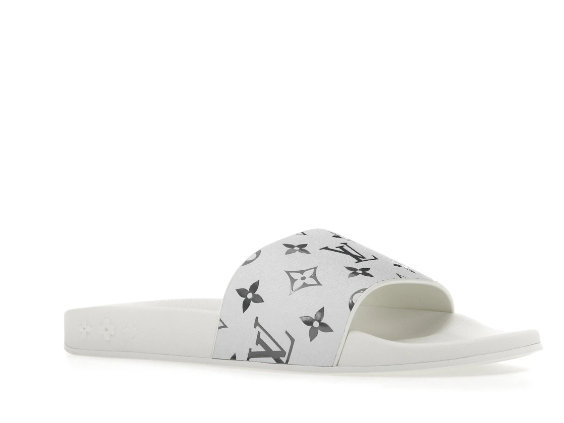 Vue 4 de Louis Vuitton Waterfront Mule Monogram White