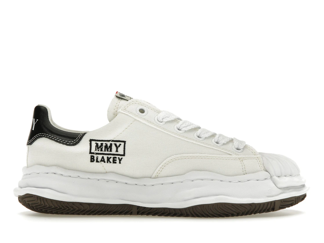 Vue 1 de Maison Mihara Yasuhiro Blakey OG Sole Canvas Low White Black