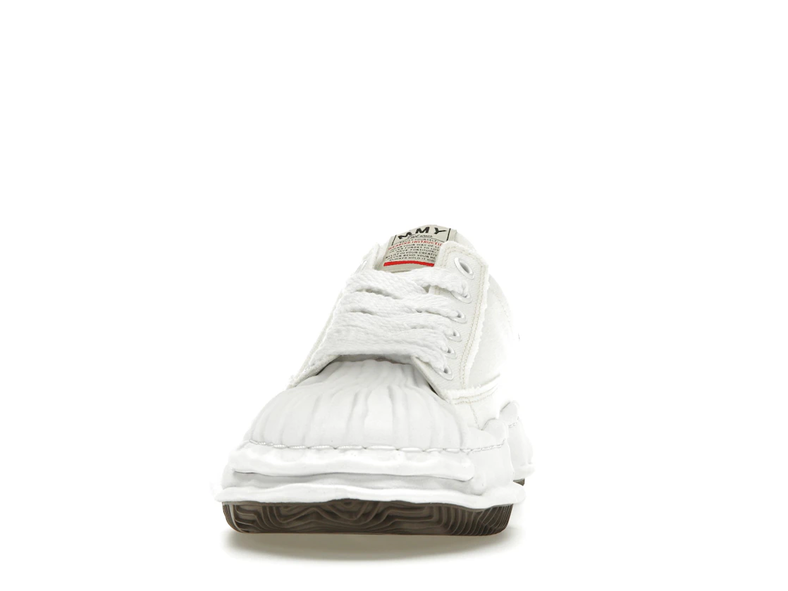 Vue 11 de Maison Mihara Yasuhiro Blakey OG Sole Canvas Low White Black