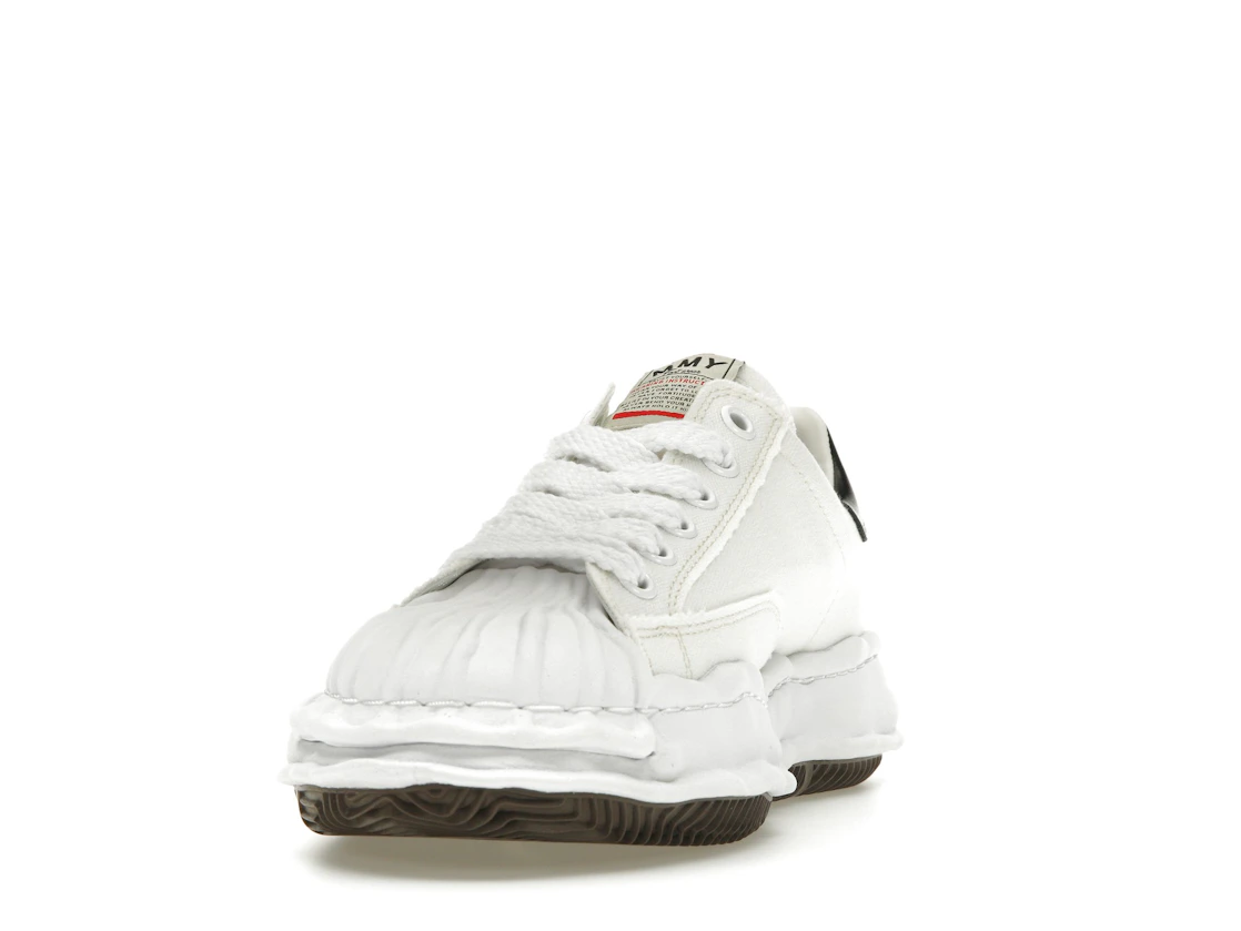 Vue 12 de Maison Mihara Yasuhiro Blakey OG Sole Canvas Low White Black
