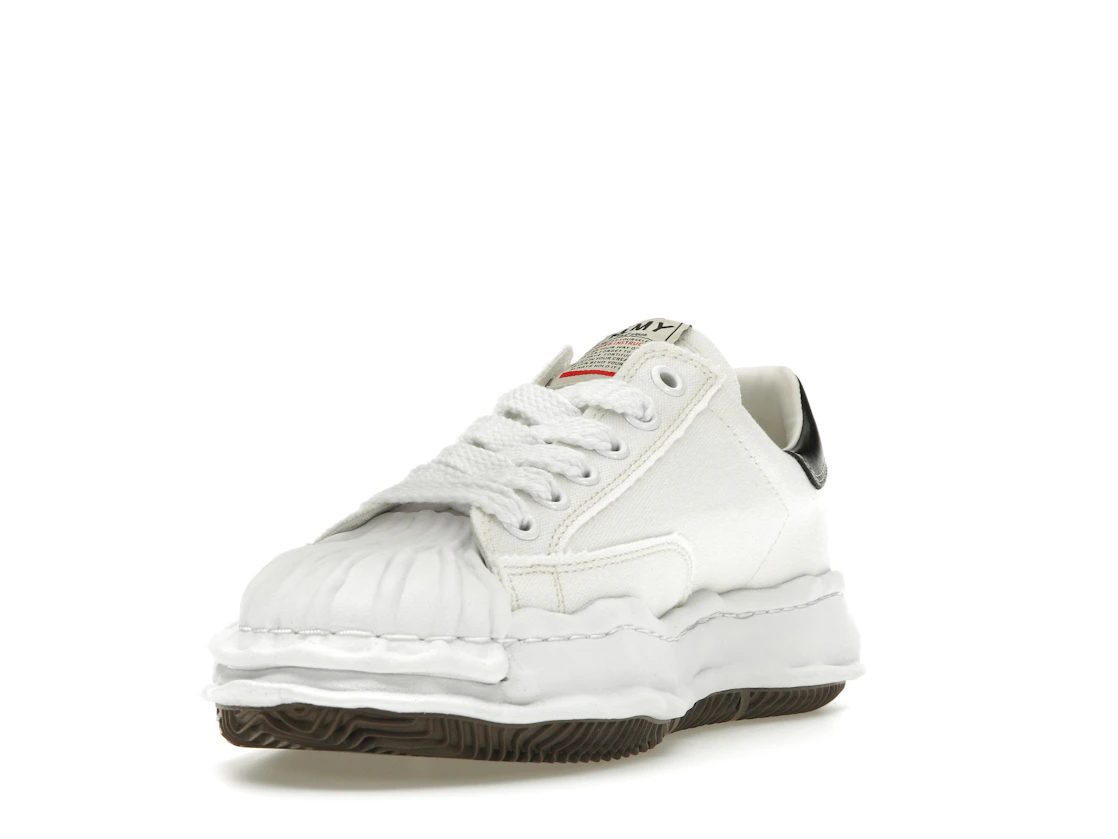 Vue 13 de Maison Mihara Yasuhiro Blakey OG Sole Canvas Low White Black