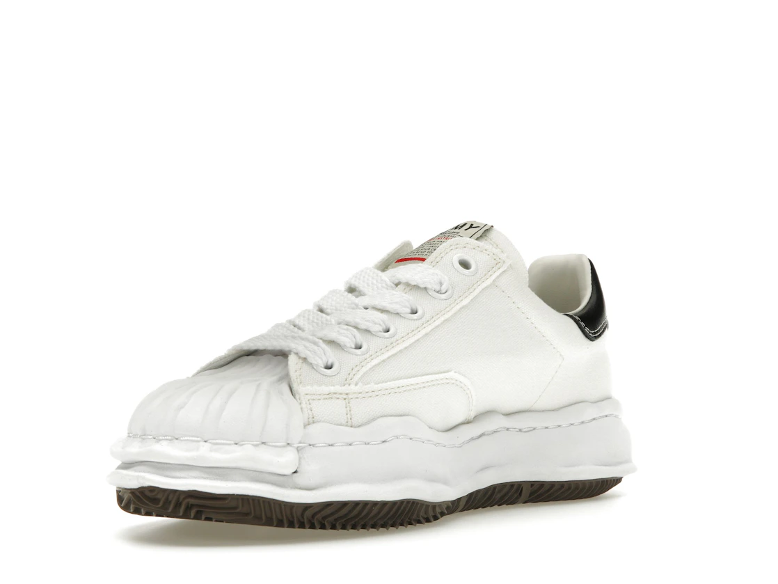 Vue 14 de Maison Mihara Yasuhiro Blakey OG Sole Canvas Low White Black
